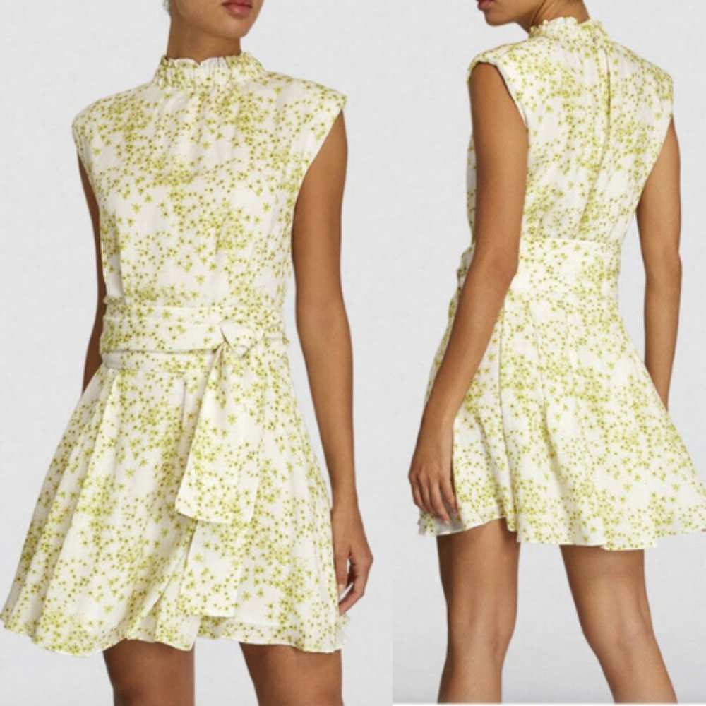 All Saints White and Yellow Floral Dress
